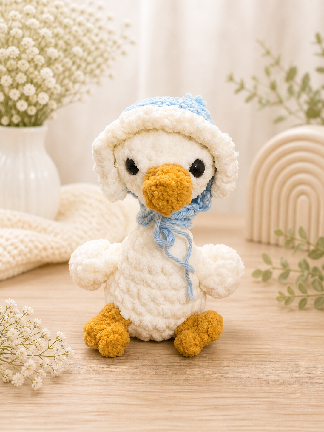 Baby Blue Goose Plushie