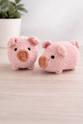 Handmade Crochet Pig Plush – Soft & Adorably Cozy